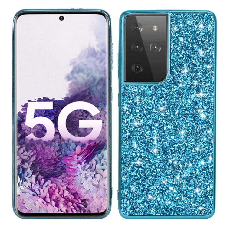 Glitter Powder Shockproof TPU Protective Case, For Samsung Galaxy S21 5G, For Samsung Galaxy S21 Plus 5G, For Samsung Galaxy S21 Ultra 5G