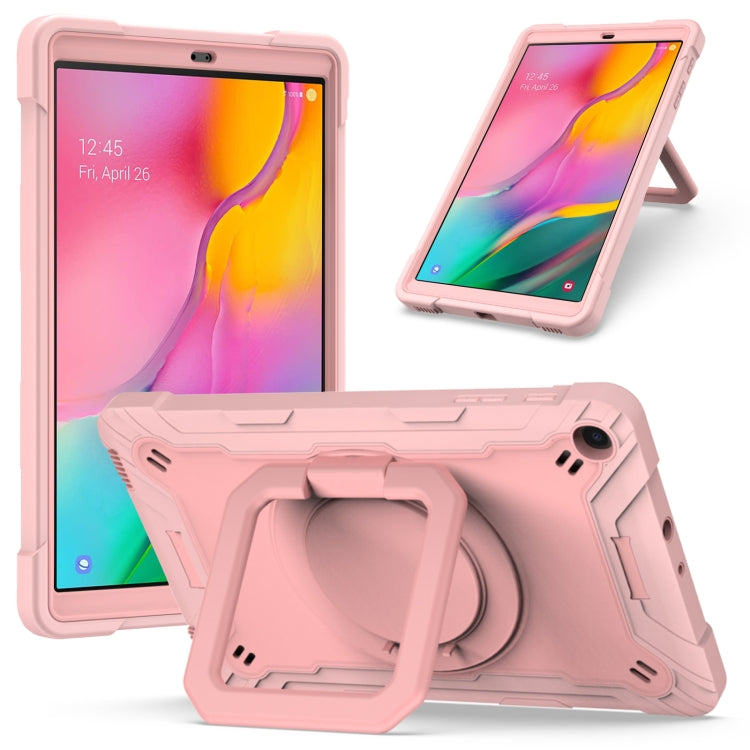 Contrast Color Shockproof Robot Silicone + PC Case with Wristband Holder, For Samsung Galaxy Tab A10.1 (2019) T510, For Samsung Galaxy Tab A 8.0 (2019) T290