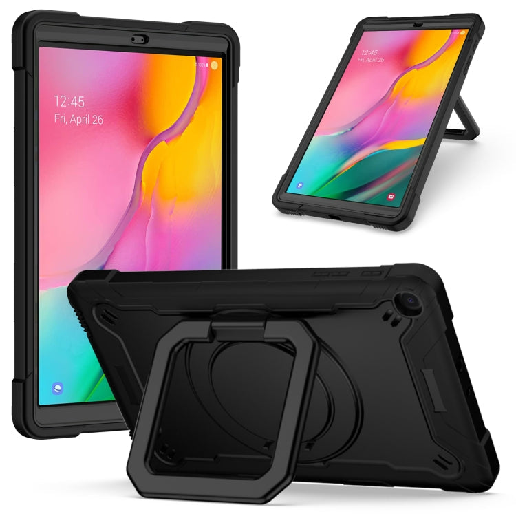 Contrast Color Shockproof Robot Silicone + PC Case with Wristband Holder, For Samsung Galaxy Tab A10.1 (2019) T510, For Samsung Galaxy Tab A 8.0 (2019) T290