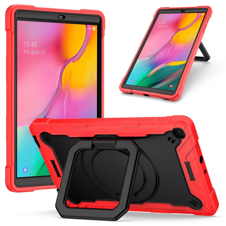 Contrast Color Shockproof Robot Silicone + PC Case with Wristband Holder, For Samsung Galaxy Tab A10.1 (2019) T510, For Samsung Galaxy Tab A 8.0 (2019) T290