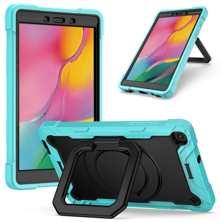Contrast Color Shockproof Robot Silicone + PC Case with Wristband Holder, For Samsung Galaxy Tab A10.1 (2019) T510, For Samsung Galaxy Tab A 8.0 (2019) T290