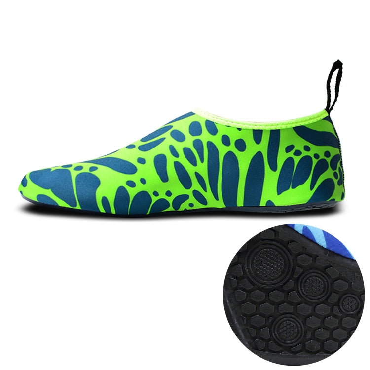 Non-slip Wear-resisting Thick Rubber Sole Diving Shoes and  Socks, One Pair, XXXS, XXS