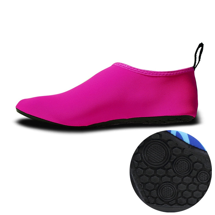Non-slip Wear-resisting Thick Rubber Sole Diving Shoes and  Socks, One Pair, XXXS, XXS