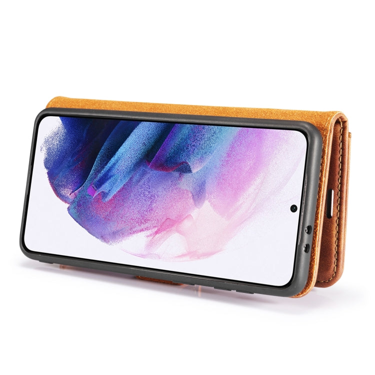 DG.MING Crazy Horse Texture Flip Detachable Magnetic Leather Case with Holder & Card Slots & Wallet, For Samsung Galaxy S21 5G, For Samsung Galaxy S21+ 5G, For Samsung Galaxy S21 Ultra 5G