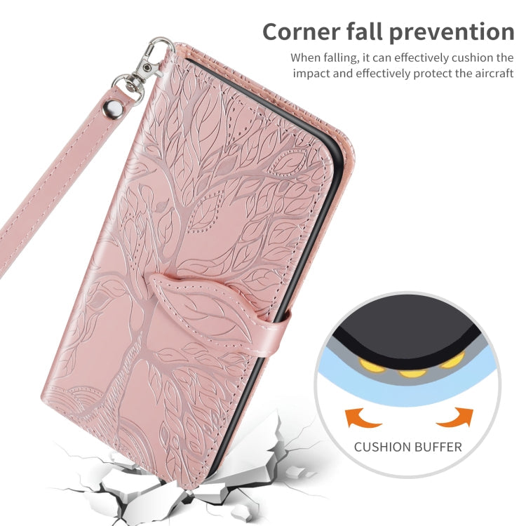 Life of Tree Embossing Pattern Horizontal Flip Leather Case with Holder & Card Slot & Wallet & Photo Frame & Lanyard, For Samsung Galaxy S21+ 5G, For Samsung Galaxy S21 Ultra 5G