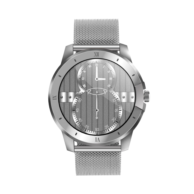 MX12 1.3 inch IPS Color Screen IP68 Waterproof Smart Watch, Support Bluetooth Call / Sleep Monitoring / Heart Rate Monitoring, Steel Strap