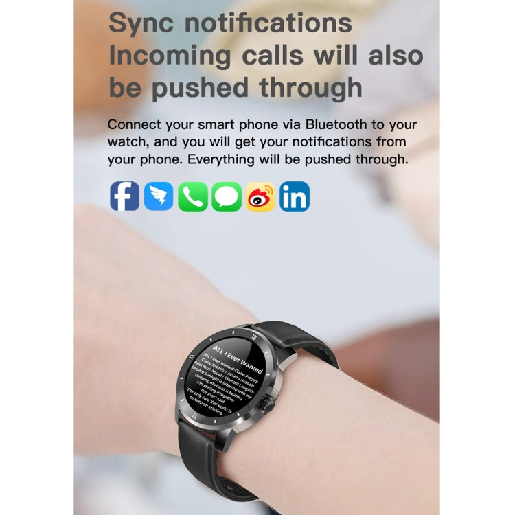 MX12 1.3 inch IPS Color Screen IP68 Waterproof Smart Watch, Support Bluetooth Call / Sleep Monitoring / Heart Rate Monitoring, Steel Strap