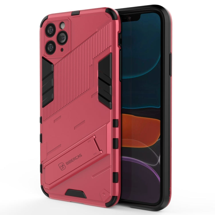 Punk Armor 2 in 1 PC + TPU Shockproof Case with Invisible Holder, For iPhone 11 Pro Max, For iPhone X / XS, For iPhone XR
