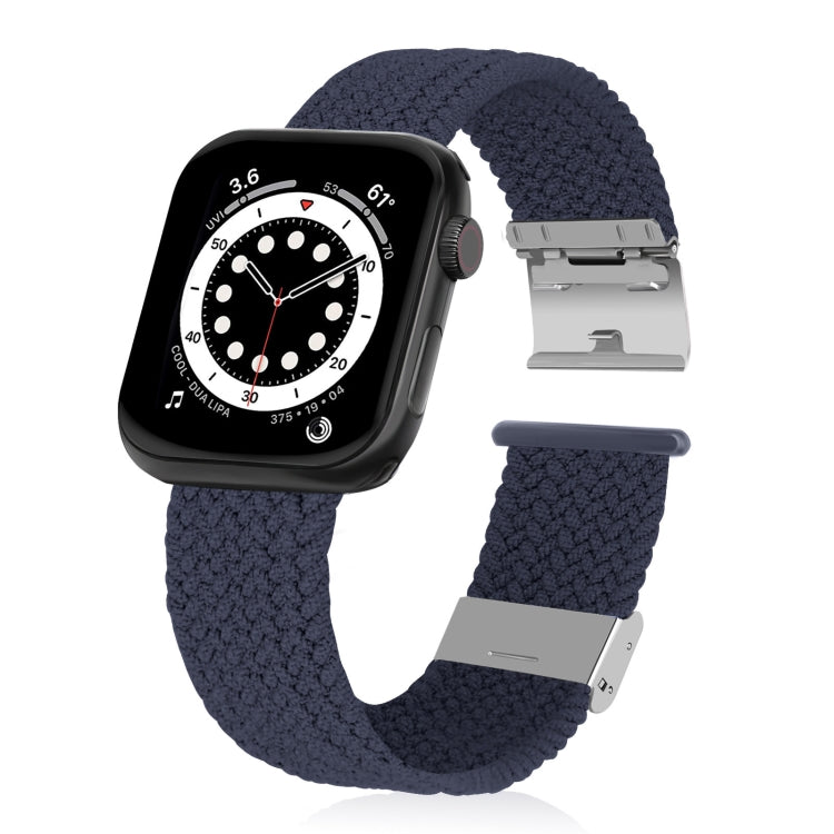 Braided + Stainless Steel Replacement Watchbands For Apple Watch Series 6 & SE & 5 & 4 40mm / 3 & 2 & 1 38mm, For Apple Watch Series 8&7 41mm / SE 2&6&SE&5&4 40mm / 3&2&1 38mm, For Apple Watch Series 7 41mm / 6 & SE & 5 & 4 40mm