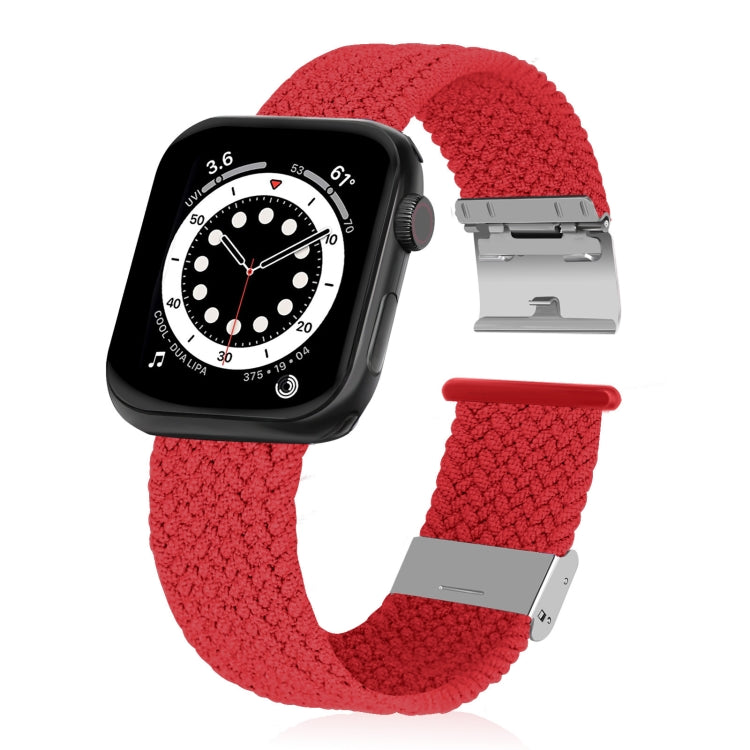 Braided + Stainless Steel Replacement Watchbands For Apple Watch Series 6 & SE & 5 & 4 44mm / 3 & 2 & 1 42mm, For Apple Watch Series 7 45mm / 6 & SE & 5 & 4 44mm / 3 & 2 & 1 42mm
