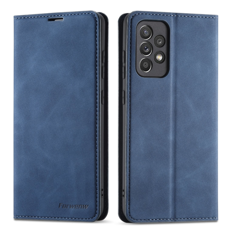 Forwenw Dream Series Oil Edge Strong Magnetism Horizontal Flip Leather Case with Holder & Card Slots & Wallet & Photo Frame, For Samsung Galaxy A52 5G / 4G, For Samsung Galaxy A72 5G / 4G