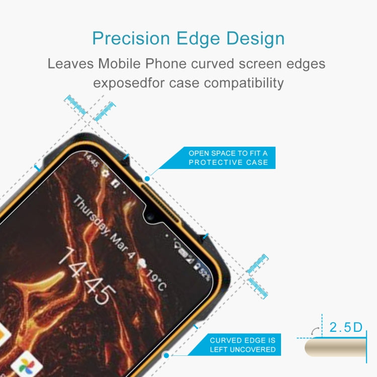 50 PCS 0.26mm 9H Surface Hardness 2.5D Explosion-proof Tempered Glass Non-full Screen Film, For Cubot Kingkong 5 Pro (10 PCS), For  Doogee S59 Pro (50 PCS), For Doogee S59 (50 PCS), For Doogee S58 Pro (50 PCS), For Doogee S68 Pro (50 PCS)              ...
