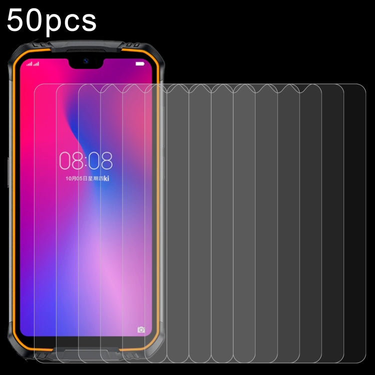 50 PCS 0.26mm 9H Surface Hardness 2.5D Explosion-proof Tempered Glass Non-full Screen Film, For Cubot Kingkong 5 Pro (10 PCS), For  Doogee S59 Pro (50 PCS), For Doogee S59 (50 PCS), For Doogee S58 Pro (50 PCS), For Doogee S68 Pro (50 PCS)              ...