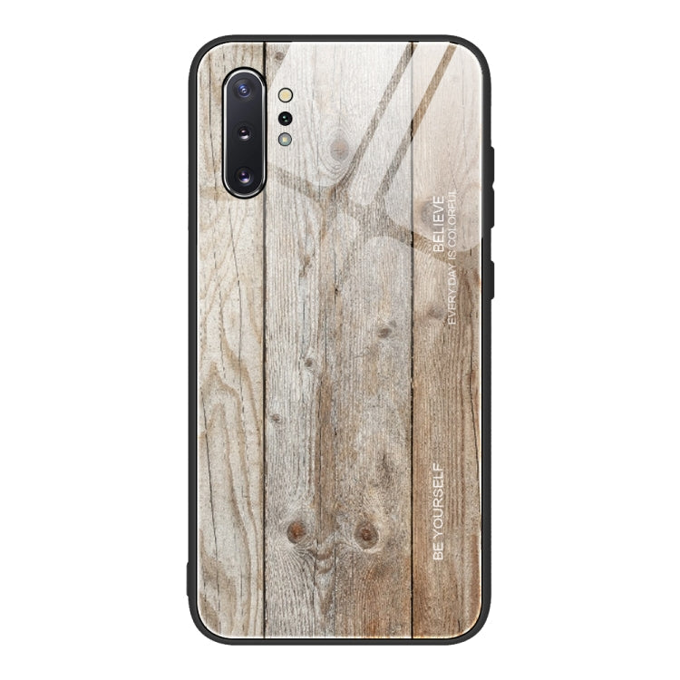 Wood Grain Tempered Glass + TPU Shockproof Case, For Samsung Galaxy A21s, For Samsung Galaxy A51, For Samsung Galaxy Note10+