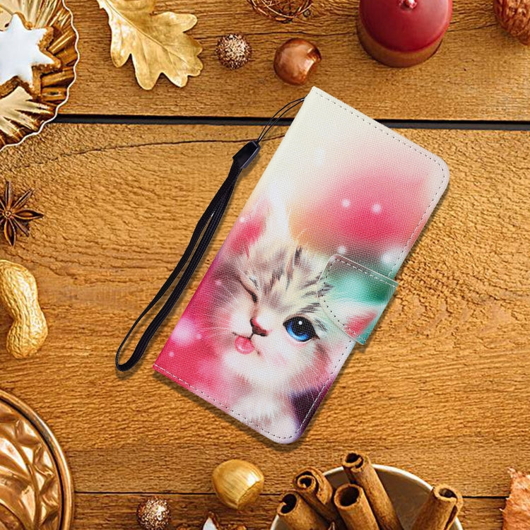 Painted Pattern Horizontal Flip Leathe Case, For OPPO Realme 5