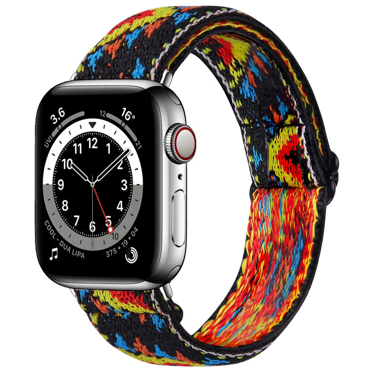 Elastic Watch Strap, For Apple Watch Series 7 45mm / 6 & SE & 5 & 4 44mm / 3 & 2 & 1 42mm, For Apple Watch Series 7 41mm / 6 & SE & 5 & 4 40mm / 3 & 2 & 1 38mm