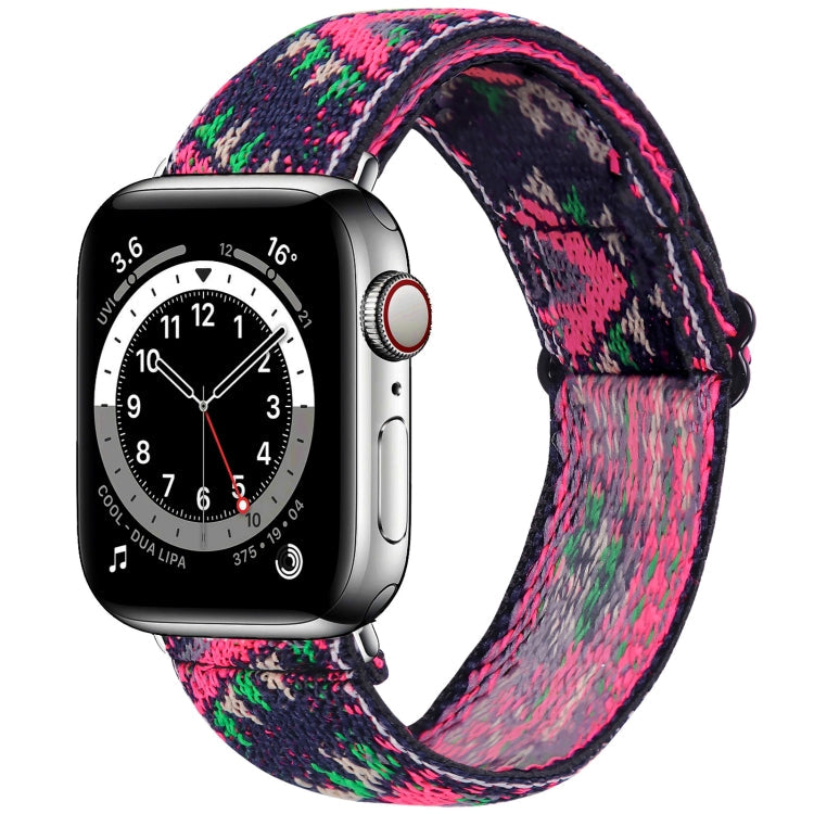 Elastic Watch Strap, For Apple Watch Series 7 45mm / 6 & SE & 5 & 4 44mm / 3 & 2 & 1 42mm, For Apple Watch Series 7 41mm / 6 & SE & 5 & 4 40mm / 3 & 2 & 1 38mm