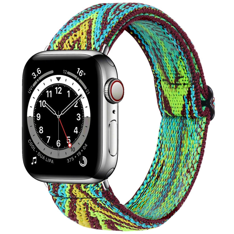 Elastic Watch Strap, For Apple Watch Series 7 45mm / 6 & SE & 5 & 4 44mm / 3 & 2 & 1 42mm, For Apple Watch Series 7 41mm / 6 & SE & 5 & 4 40mm / 3 & 2 & 1 38mm