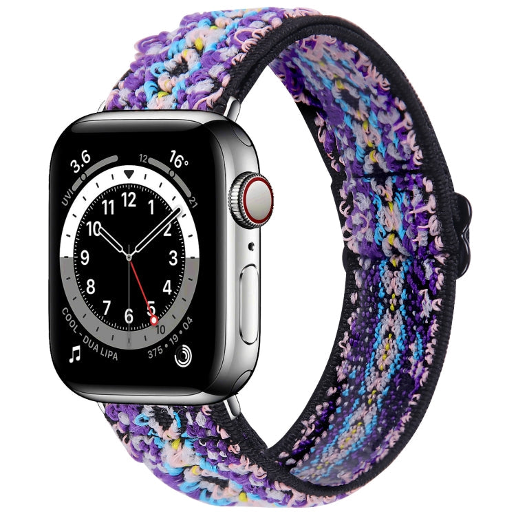 Elastic Watch Strap, For Apple Watch Series 7 45mm / 6 & SE & 5 & 4 44mm / 3 & 2 & 1 42mm, For Apple Watch Series 7 41mm / 6 & SE & 5 & 4 40mm / 3 & 2 & 1 38mm