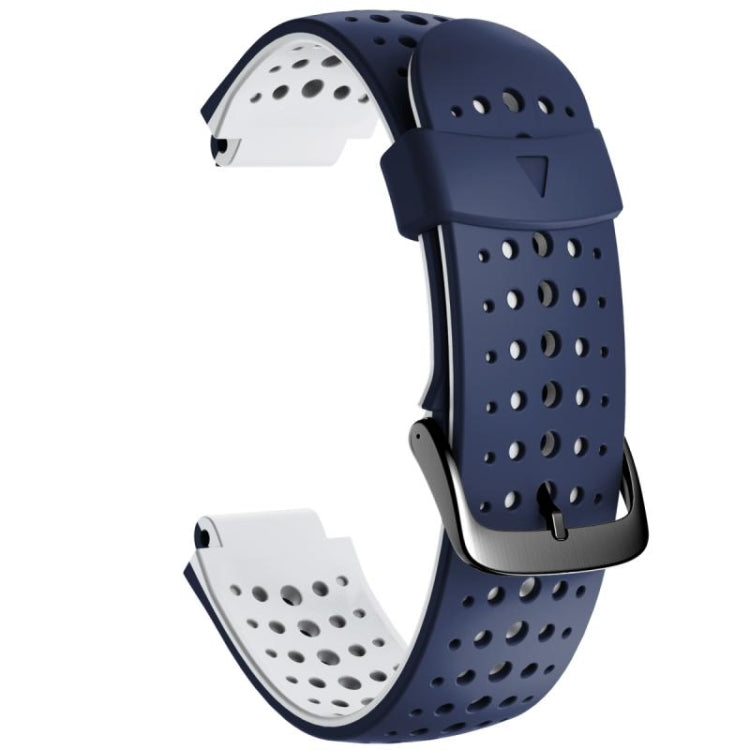 Two-color Silicone Replacement Strap Watchband, For Garmin Forerunner 220
