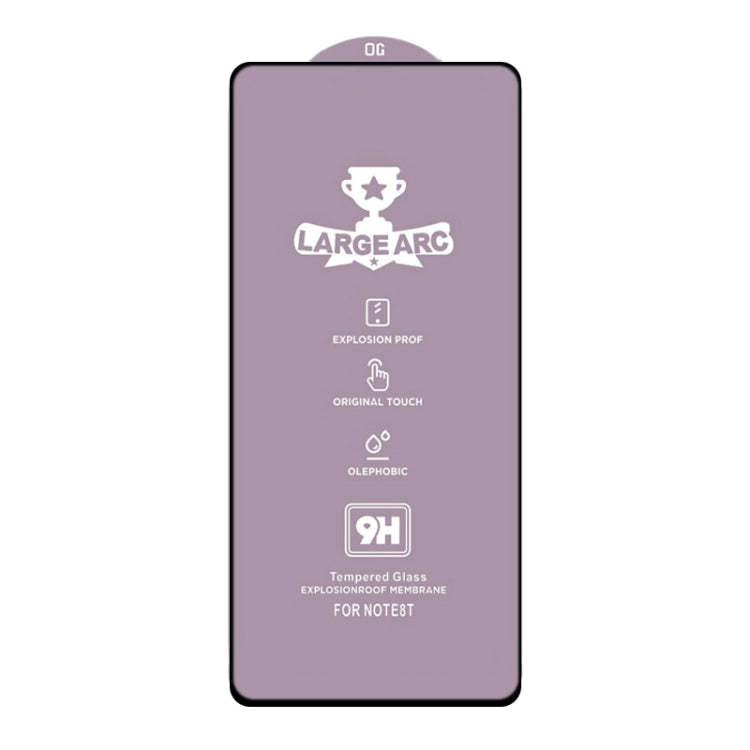 25 PCS 9H HD Large Arc High Alumina Full Screen Tempered Glass Film, For Samsung Galaxy A71 5G (25 PCS)