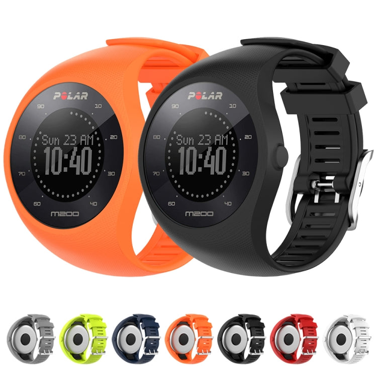 Texture Silicone Replacement Strap Watchband, One Size, For POLAR M200