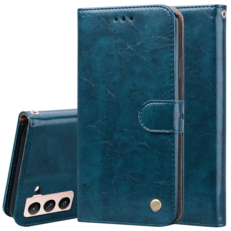 Business Style Oil Wax Texture Horizontal Flip Leather Case with Holder & Card Slots & Wallet, For Samsung Galaxy S21 Ultra 5G, For Samsung Galaxy S21 5G, For Samsung Galaxy S21+ 5G, For Samsung Galaxy A02 (EU Version)