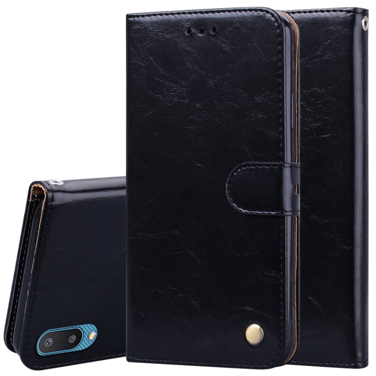 Business Style Oil Wax Texture Horizontal Flip Leather Case with Holder & Card Slots & Wallet, For Samsung Galaxy S21 Ultra 5G, For Samsung Galaxy S21 5G, For Samsung Galaxy S21+ 5G, For Samsung Galaxy A02 (EU Version)