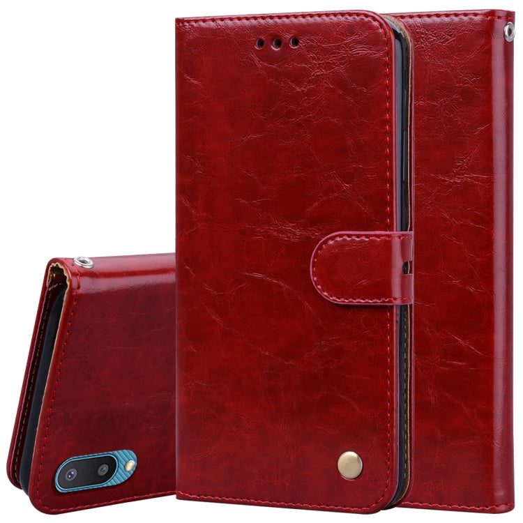 Business Style Oil Wax Texture Horizontal Flip Leather Case with Holder & Card Slots & Wallet, For Samsung Galaxy S21 Ultra 5G, For Samsung Galaxy S21 5G, For Samsung Galaxy S21+ 5G, For Samsung Galaxy A02 (EU Version)