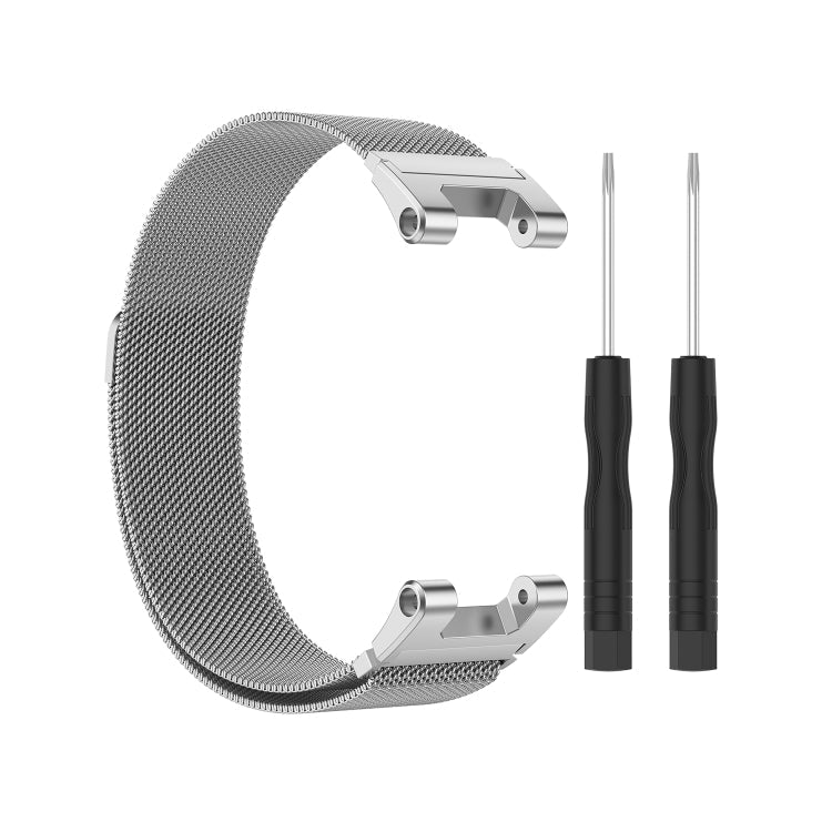 Milanese Magnetic Metal Replacement Strap Watchband, For Amazfit T-Rex Pro / Amazfit T-Rex