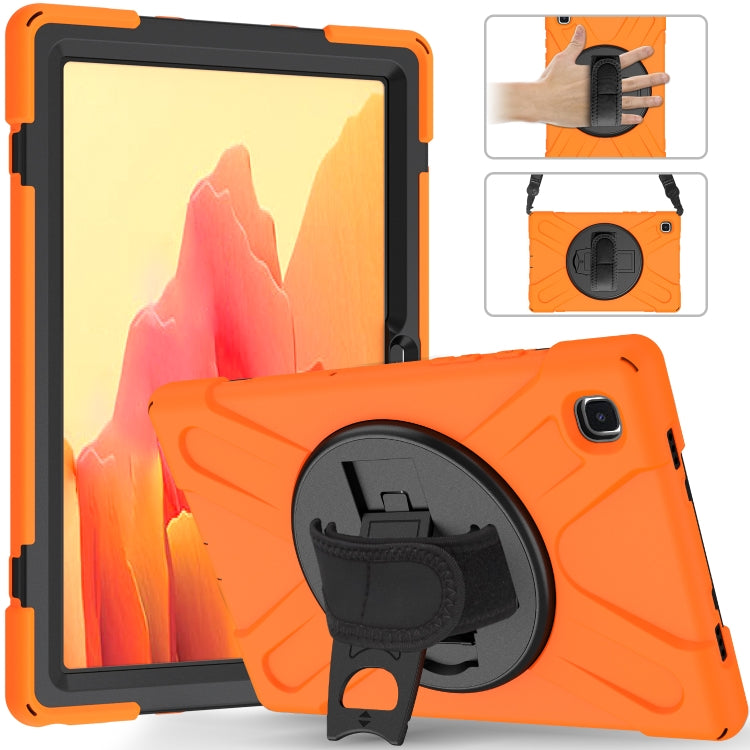 Shockproof Colorful Silicone + PC Protective Case with Holder & Shoulder Strap & Hand Strap, For Samsung Galaxy Tab A7 10.4 2020 T500 / T505, For Samsung Galaxy Tab A 8.4 2020 T307U, For Samsung Galaxy Tab A 10.1 (2019) T515 / T510