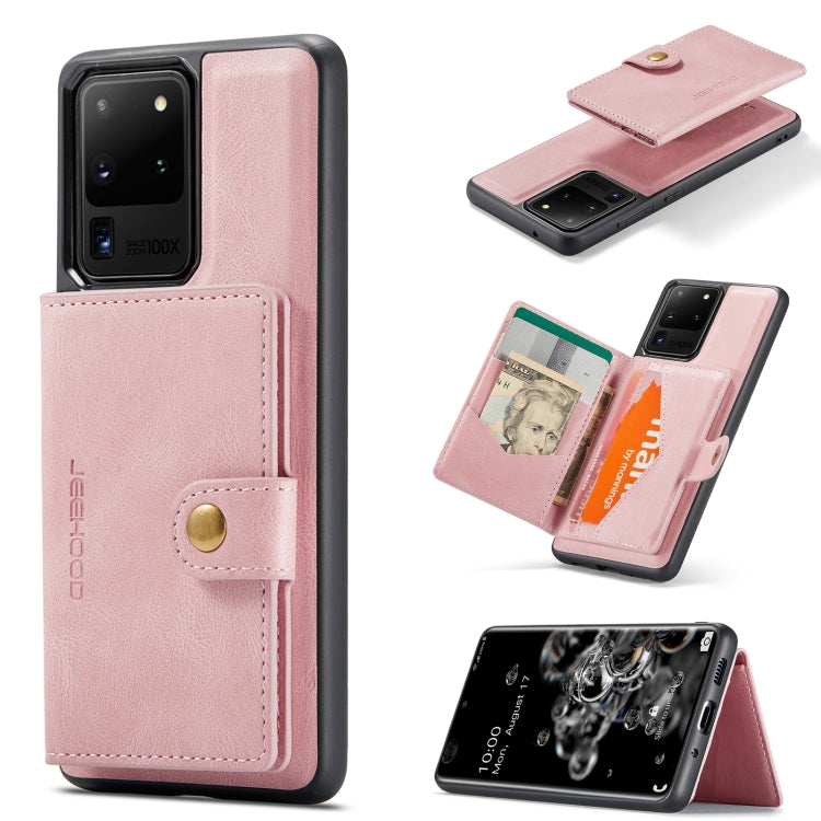 JEEHOOD Retro Magnetic Detachable Protective Case with Wallet & Card Slot & Holder, For Samsung Galaxy S20 Ultra 5G, For Samsung Galaxy Note20 Ultra, For Samsung Galaxy S21 FE