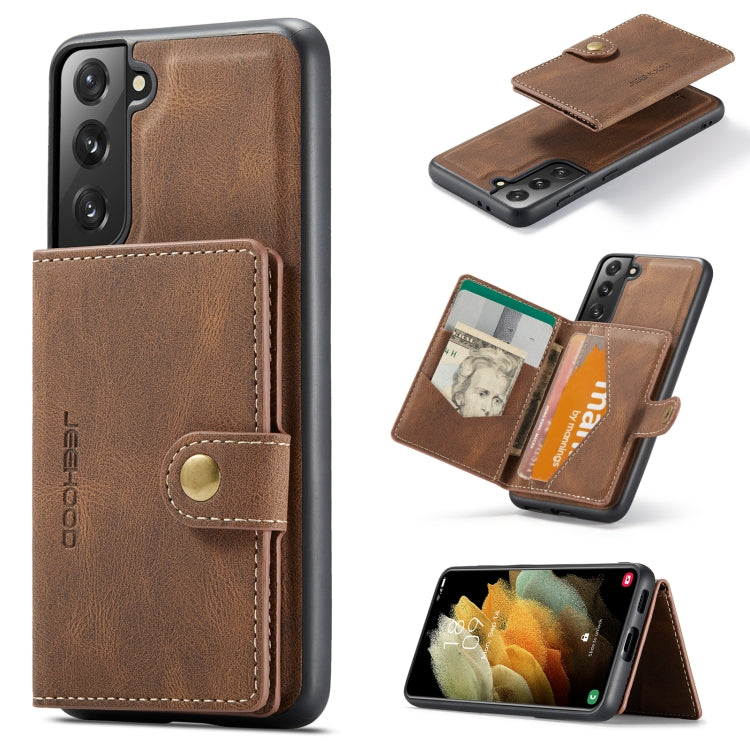 JEEHOOD Retro Magnetic Detachable Protective Case with Wallet & Card Slot & Holder, For Samsung Galaxy S20 Ultra 5G, For Samsung Galaxy Note20 Ultra, For Samsung Galaxy S21 FE