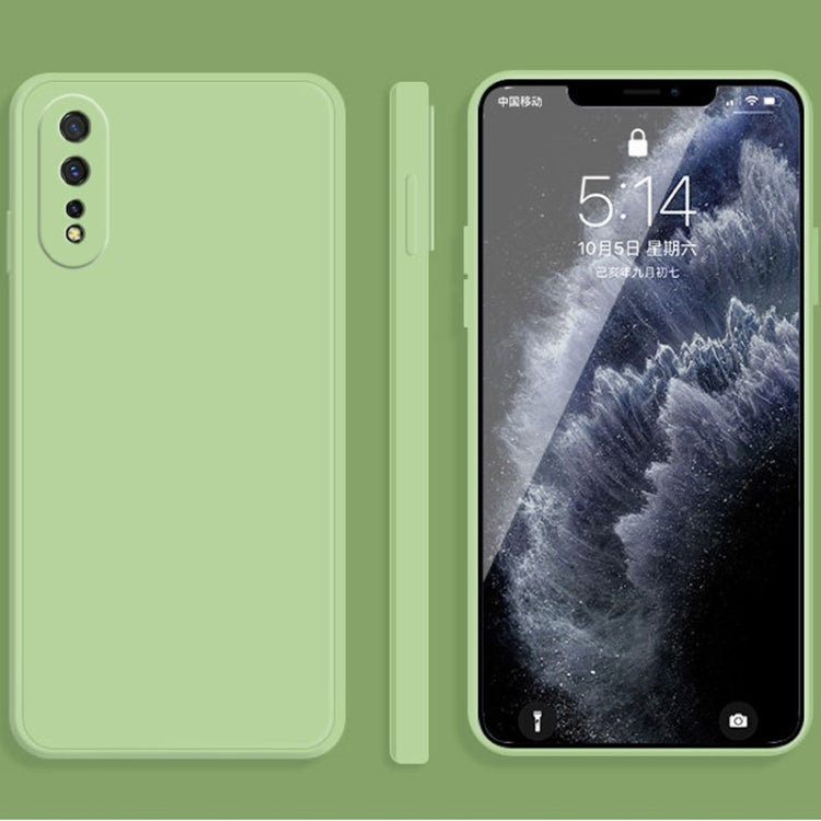 Solid Color Liquid Silicone Straight Edge Dropproof Full Coverage Protective Case, For vivo iQOO Neo, For vivo IQOO Neo3