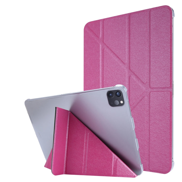 Silk Texture Horizontal Deformation Flip Leather Case with Holder, For iPad Air 13 2025 / 2024 / iPad Pro 12.9 2022 / 2021, For iPad Pro 11 2022 / 2021