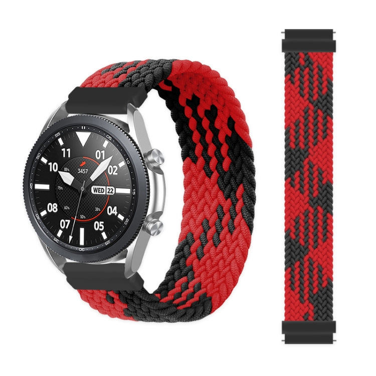 For Samsung Galaxy Watch Active / Active2 40mm / Active2 44mm Adjustable Nylon Braided Elasticity Replacement Strap Watchband, 145mm, 155mm