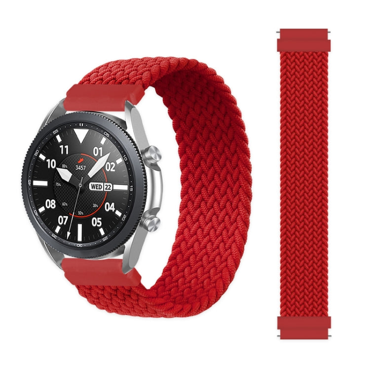 For Samsung Galaxy Watch Active / Active2 40mm / Active2 44mm Adjustable Nylon Braided Elasticity Replacement Strap Watchband, 145mm, 155mm