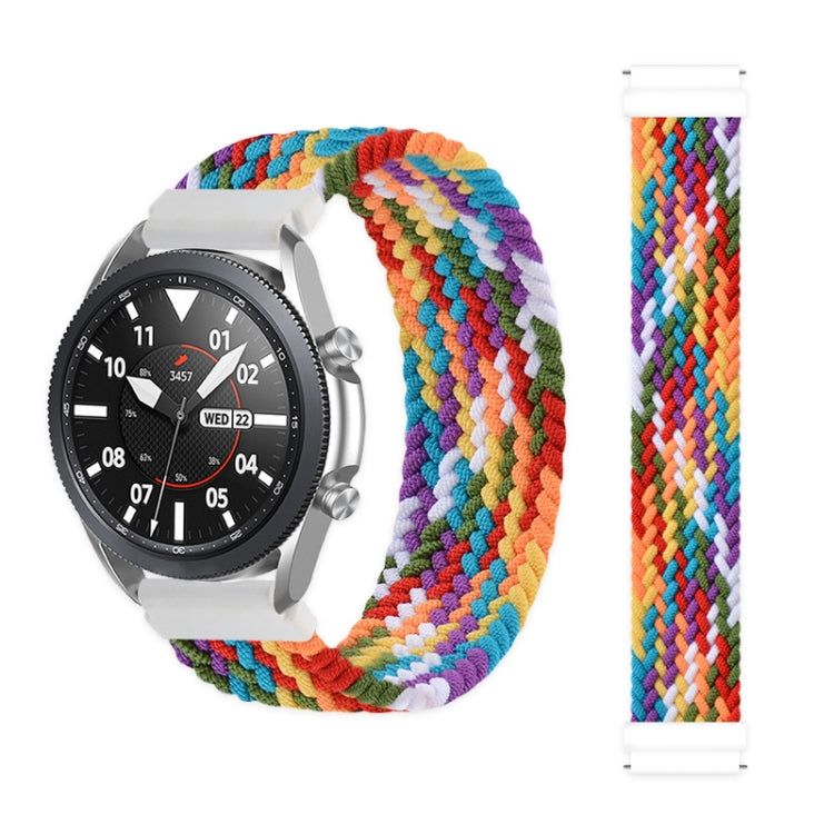 For Samsung Galaxy Watch Active / Active2 40mm / Active2 44mm Adjustable Nylon Braided Elasticity Replacement Strap Watchband, 145mm, 155mm