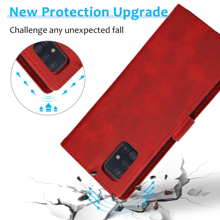 Calf Texture 2 in 1 Detachable Magnetic Back Cover Horizontal Flip Leather Case with Holder & Card Slots & Wallet & Photo Frame, For Samsung Galaxy A51 5G, For Samsung Galaxy A52 5G / 4G, For Samsung Galaxy A70, For Samsung Galaxy A71