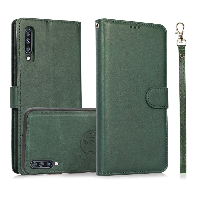 Calf Texture 2 in 1 Detachable Magnetic Back Cover Horizontal Flip Leather Case with Holder & Card Slots & Wallet & Photo Frame, For Samsung Galaxy A51 5G, For Samsung Galaxy A52 5G / 4G, For Samsung Galaxy A70, For Samsung Galaxy A71