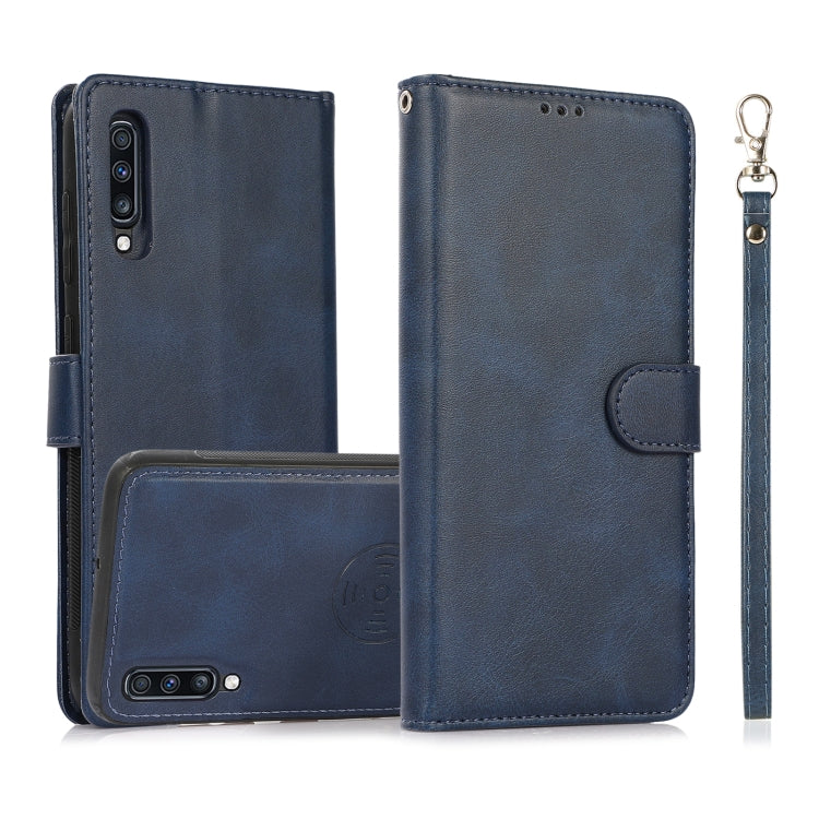 Calf Texture 2 in 1 Detachable Magnetic Back Cover Horizontal Flip Leather Case with Holder & Card Slots & Wallet & Photo Frame, For Samsung Galaxy A51 5G, For Samsung Galaxy A52 5G / 4G, For Samsung Galaxy A70, For Samsung Galaxy A71