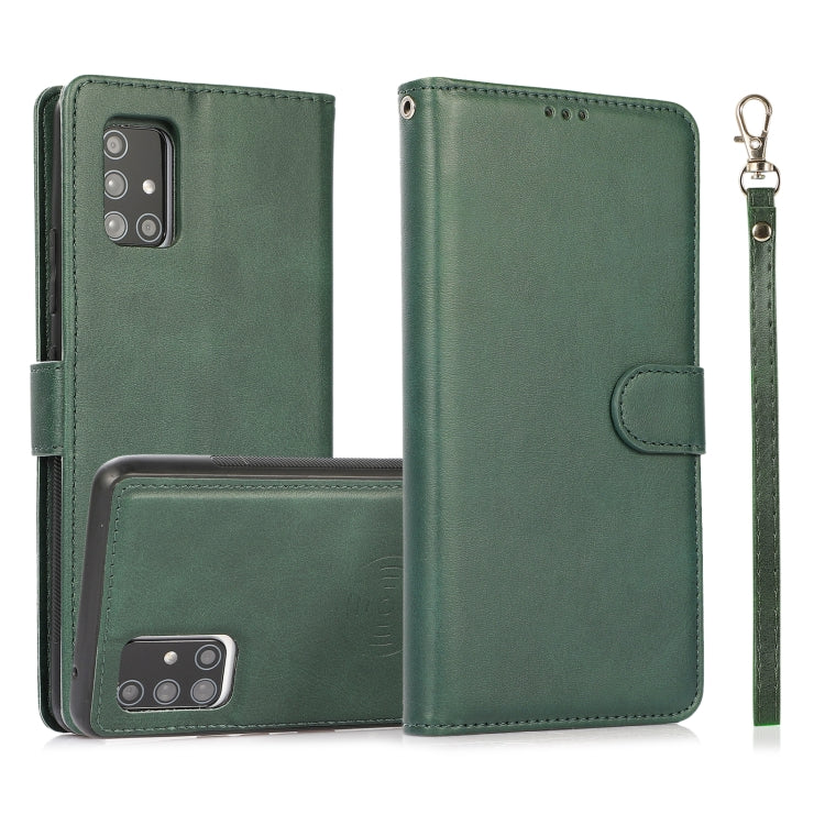 Calf Texture 2 in 1 Detachable Magnetic Back Cover Horizontal Flip Leather Case with Holder & Card Slots & Wallet & Photo Frame, For Samsung Galaxy A71 5G, For Samsung Galaxy A72 5G / 4G, For Samsung Galaxy Note20 Ultra, For Samsung Galaxy Note9