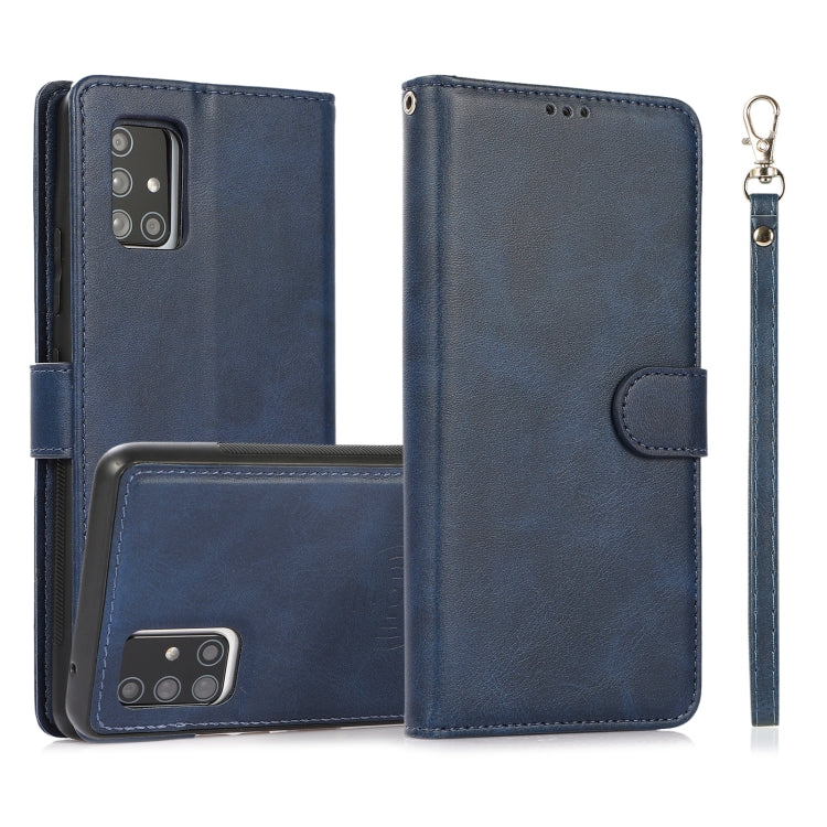 Calf Texture 2 in 1 Detachable Magnetic Back Cover Horizontal Flip Leather Case with Holder & Card Slots & Wallet & Photo Frame, For Samsung Galaxy A71 5G, For Samsung Galaxy A72 5G / 4G, For Samsung Galaxy Note20 Ultra, For Samsung Galaxy Note9