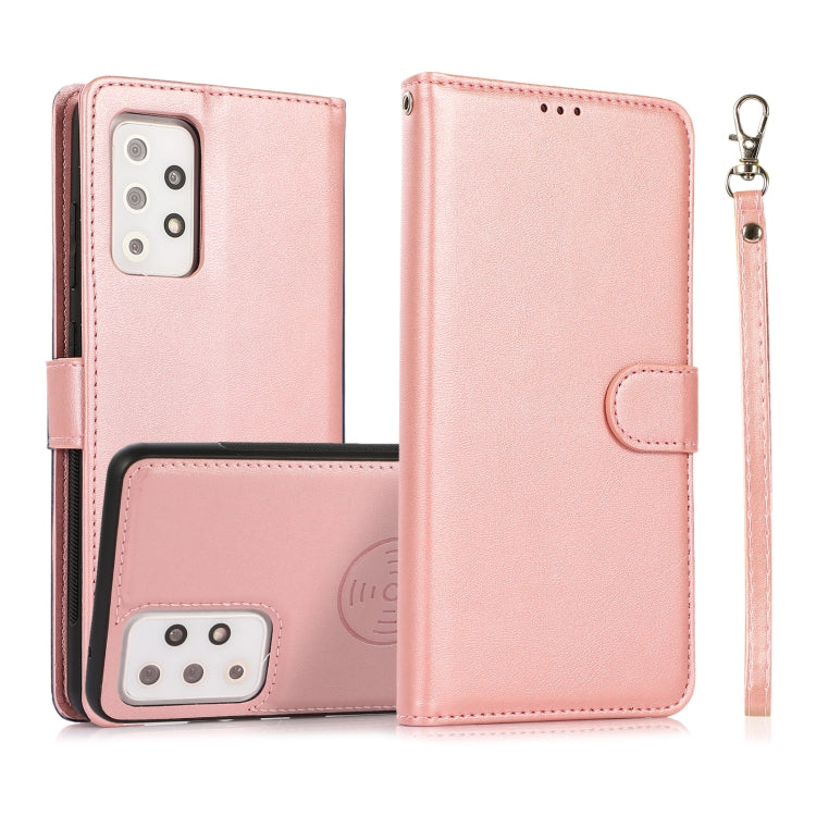 Calf Texture 2 in 1 Detachable Magnetic Back Cover Horizontal Flip Leather Case with Holder & Card Slots & Wallet & Photo Frame, For Samsung Galaxy A71 5G, For Samsung Galaxy A72 5G / 4G, For Samsung Galaxy Note20 Ultra, For Samsung Galaxy Note9
