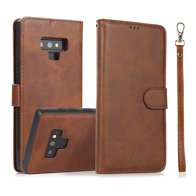 Calf Texture 2 in 1 Detachable Magnetic Back Cover Horizontal Flip Leather Case with Holder & Card Slots & Wallet & Photo Frame, For Samsung Galaxy A71 5G, For Samsung Galaxy A72 5G / 4G, For Samsung Galaxy Note20 Ultra, For Samsung Galaxy Note9