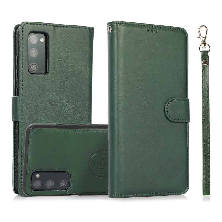 Calf Texture 2 in 1 Detachable Magnetic Back Cover Horizontal Flip Leather Case with Holder & Card Slots & Wallet & Photo Frame, For Samsung Galaxy S20 FE, For Samsung Galaxy S20 Ultra, For Samsung Galaxy S21 Ultra 5G, For Samsung Galaxy S21+ 5G