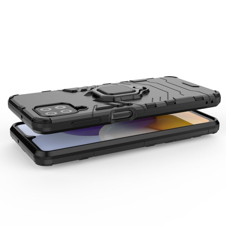 Shockproof PC + TPU Protective Case with Magnetic Ring Holder, For Samsung Galaxy A22 4G