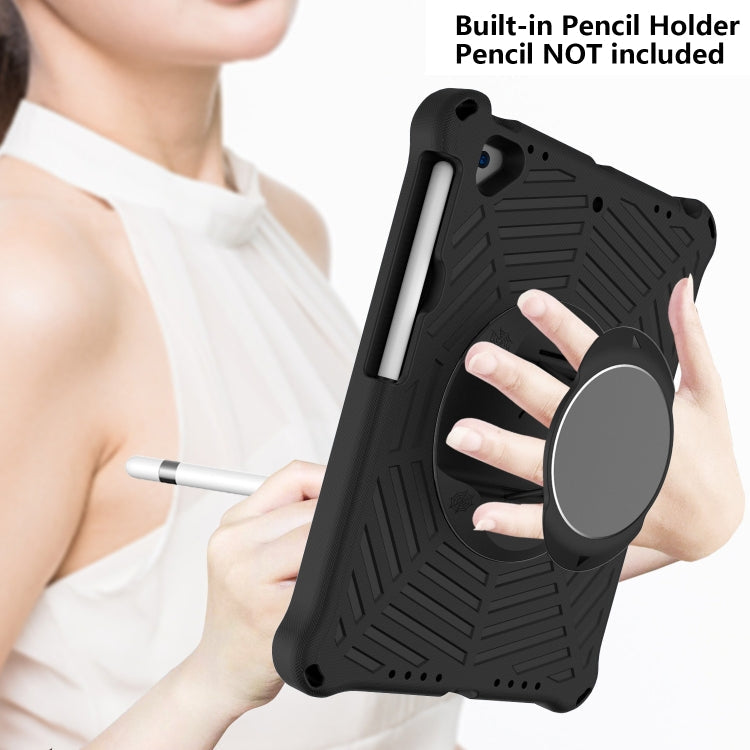 Spider King EVA Protective Case with Adjustable Shoulder Strap & Holder & Pen Slot, For iPad 9.7 2018 & 2017 / Pro 9.7 / Air 2 / Air, For iPad 10.2 2021 / 2020 / 2019, For iPad Pro 10.5 inch 2017 / Air 3 10.5 inch                                       ...