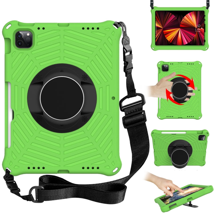 Spider King EVA Protective Case with Adjustable Shoulder Strap & Holder & Pen Slot, For iPad 9.7 2018 & 2017 / Pro 9.7 / Air 2 / Air, For iPad 10.2 2021 / 2020 / 2019, For iPad Pro 10.5 inch 2017 / Air 3 10.5 inch                                       ...