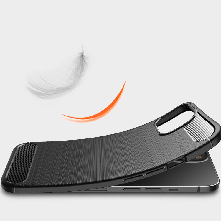 Brushed Texture Carbon Fiber TPU Case, For iPhone 13, For iPhone 13 Pro, For iPhone 13 mini, For iPhone 13 Pro Max, For Motorola Moto G Stylus 2021 5G
